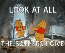 Winnie The Pooh Look At All The Bothers I Give GIF - Winnie The Pooh Look At All The Bothers I Give Idc GIFs