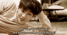 Lee Joon Why Arent You Eating GIF - Lee Joon Why Arent You Eating Are You Concerned GIFs
