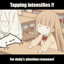 Tapping Vicky GIF - Tapping Vicky Anime GIFs