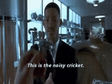 Noisy Cricket Will Smith GIF - Noisy Cricket Will Smith Men In Black GIFs