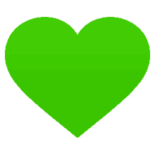 green heart symbols joypixels green love