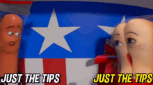 tips the