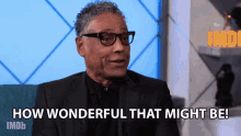 How Wonderful That Might Be Giancarlo Esposito GIF - How Wonderful That Might Be Giancarlo Esposito The Imdb Show GIFs