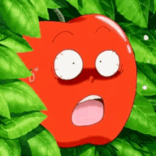apple emotion terrified scared