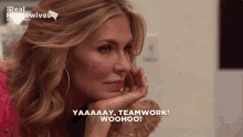 Brandi Rhobh Teamwork Real Housewives GIF - Brandi Rhobh Teamwork Teamwork Real Housewives GIFs