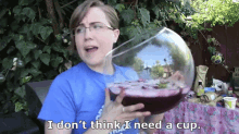 Wine For Me I Dont Think I Need A Cup GIF - Wine For Me I Dont Think I Need A Cup GIFs