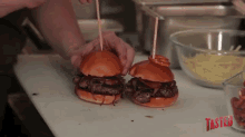 My Ultimate Sandwich: 4 Easy Slider Recipes For Mini Burger Madness GIF - Burger Sandwich Food GIFs