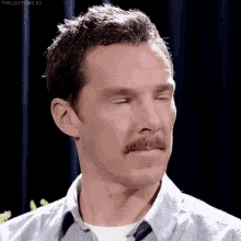 Zoom In Benedict Cumberbatch GIF - Zoom In Benedict Cumberbatch Mustache GIFs