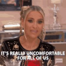 Its Really Uncomfortable For All Of Us Real Housewives Of Beverly Hills GIF - Its Really Uncomfortable For All Of Us Real Housewives Of Beverly Hills Its Very Uncomfortable For All Of Us GIFs