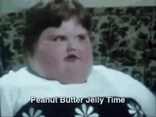 Pb&J Just Makes Ya Dance. GIF - Chubby Kid Peanut Butter Jelly Time GIFs