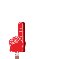 Its Time We Put Iowa First Vote Early For Theresa Greenfield Sticker - Its Time We Put Iowa First Vote Early For Theresa Greenfield Foam Finger Stickers