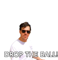 Drop The Ball Derek Herron Sticker - Drop The Ball Derek Herron How Ridiculous Stickers