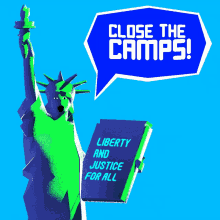 detention detention camp liberty justice no justice no peace