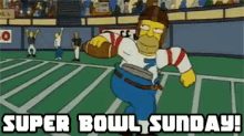 Super Bowl Sunday GIF - The Simpsons Homer Simpson Super Bowl Sunday GIFs