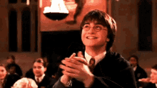 Harry Potter Amused GIF - Harry Potter Amused Clapping GIFs