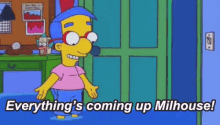 Everythings Coming Up Milhouse Lucky GIF - Everythings Coming Up Milhouse Lucky Simpsons GIFs