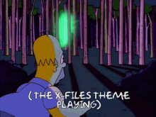 The Simpsons X Files GIF - The Simpsons X Files Homer Simpson GIFs