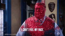 I Cant Feel My Face Glitter GIF - I Cant Feel My Face Glitter What Happened GIFs