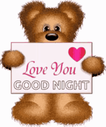 I Love You Good Night GIF - I Love You Good Night Teddy Bear GIFs