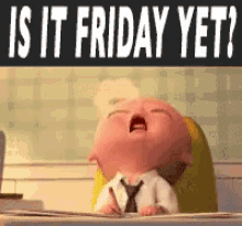 Is It Friday Yet GIF - Is It Friday Yet Bored Sleepy GIFs