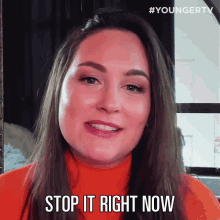 Stop It Right Now Taylor Strecker GIF - Stop It Right Now Taylor Strecker Younger GIFs