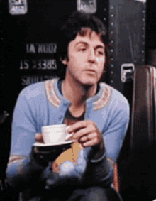 The Beatles Cup Of Tea GIF - The Beatles Cup Of Tea Thirsty GIFs