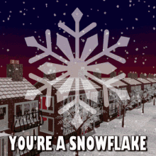 Youre A Snowflake Liberal Snowflake GIF - Youre A Snowflake Liberal Snowflake Snowflake GIFs