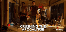 Crushing The Apocalypse Killing The Apocalypse GIF - Crushing The Apocalypse Killing The Apocalypse Surviving The Apocalypse GIFs