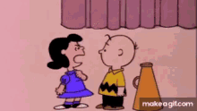 Lucy Peanuts GIF - Lucy Peanuts Insulted GIFs