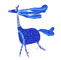 Horse Blue Sticker - Horse Blue Run Stickers
