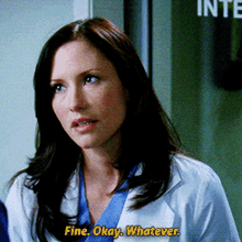 Greys Anatomy Lexie Grey GIF - Greys Anatomy Lexie Grey Fine Okay Whatever GIFs