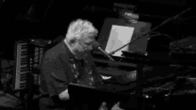 black and white randy newman music piano