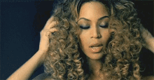 If You Have Straight Hair, You Want It To Be Curly. GIF - Hair Beyonce Curlyhair GIFs