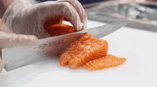 salmon cut knife