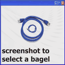 screenshot to select a bagel