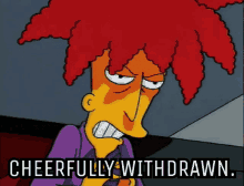 Cheerfully Withdrawn Simpsons GIF - Cheerfully Withdrawn Cheerful Withdrawn GIFs