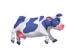 cow running