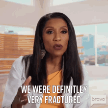 We Were Definitely Very Fractured Jaqueline Walters GIF - We Were Definitely Very Fractured Jaqueline Walters Married To Medicine GIFs