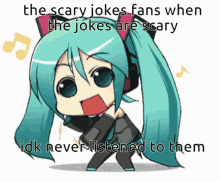 the scary jokes hatsune miku miku vocaloid