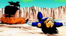 Goku Vegeta GIF - Goku Vegeta Tired GIFs