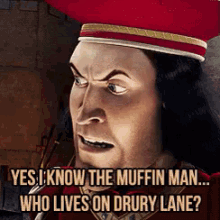 Yes I Know The Muffin Man GIF - The Muffin Man Muffin Man Drury Lane GIFs