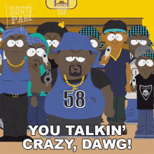 You Talkin Crazy Crips GIF - You Talkin Crazy Crips South Park GIFs