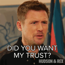Did You Want My Trust Charlie Hudson GIF - Did You Want My Trust Charlie Hudson Hudson And Rex GIFs