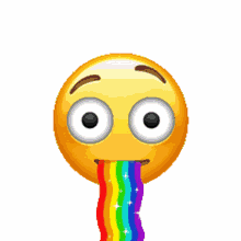 emojis emoji maker rainbow puke