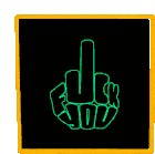 Fuck You Middlefinger Sticker - Fuck You Middlefinger Hate You Stickers