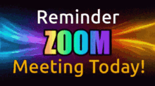 Reminder Zoom Meeting Today GIF - Reminder Zoom Meeting Today GIFs