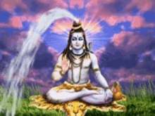 lord shiva meditating hindi