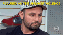 Focused On The Sneaker Violence Stare GIF - Focused On The Sneaker Violence Stare Smiling GIFs
