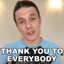 Thank You To Everybody James Bay GIF - Thank You To Everybody James Bay Thanks Everyone GIFs