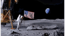 Astronaut American Flag GIF - Astronaut American Flag Usa GIFs